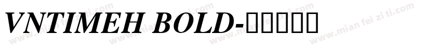 VnTimeH Bold字体转换
